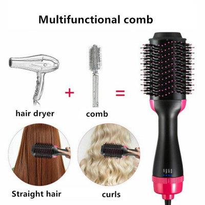 Professional Hot Air Brush/Hair Dryer And Volumizer Hair Salon