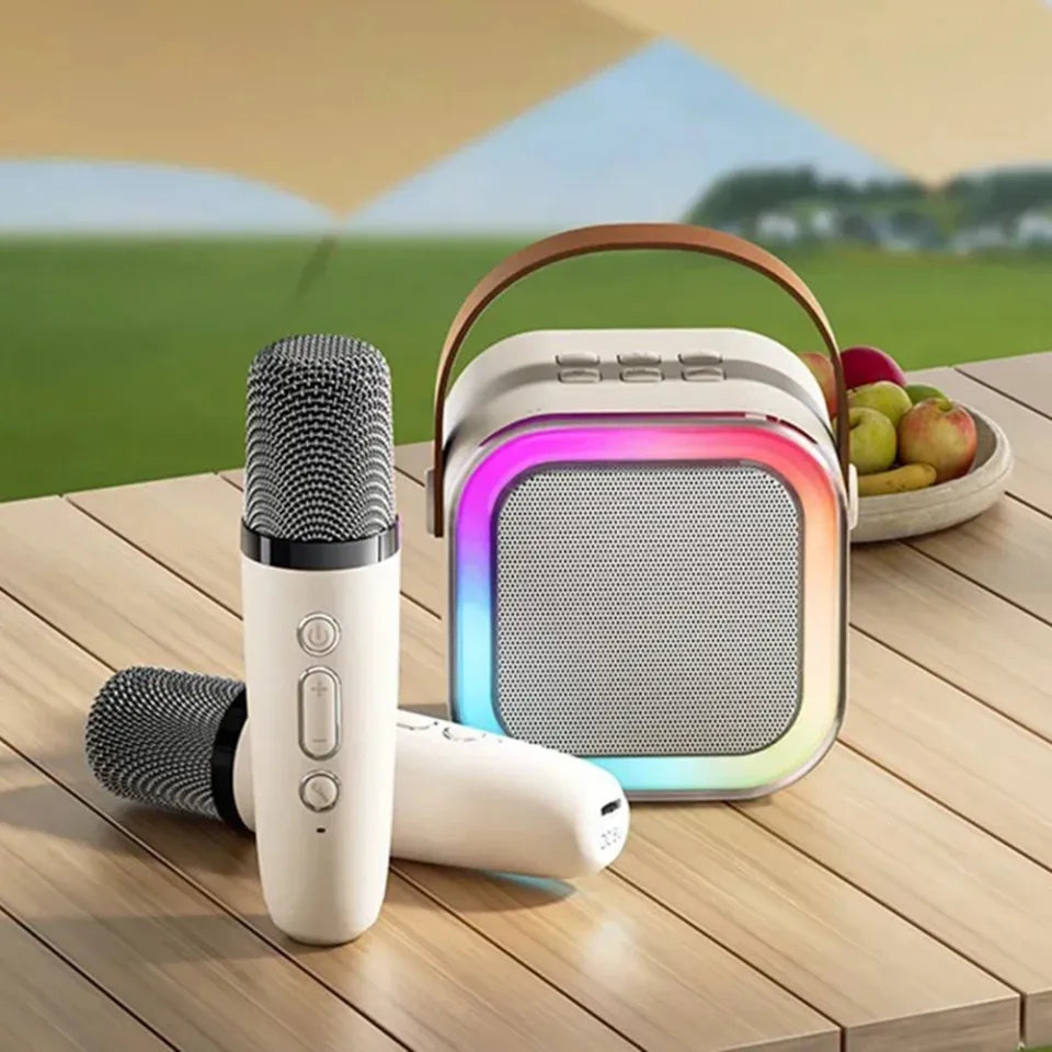 K12 Wireless Karaoke Microphone with Portable Speaker